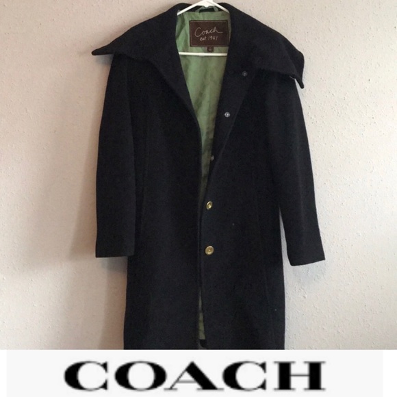 Coach Jackets & Blazers - Coach 1941 Beautiful Black pea coat